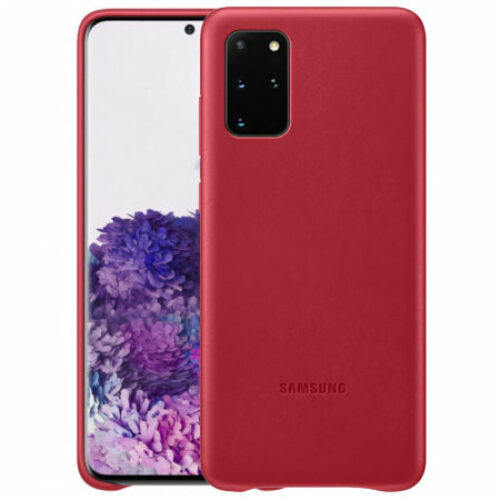 Official Samsung Galaxy S20 Plus Leather Cover Case (Red)