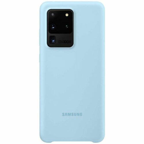 Official Samsung Galaxy S20 Ultra Silicone Cover Case (Sky Blue )
