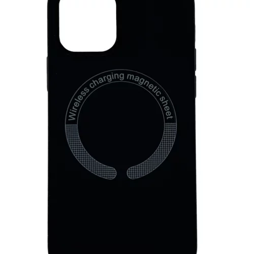 AG Silicone Case with MagSafe for iPhone 12/12 Pro (Black)