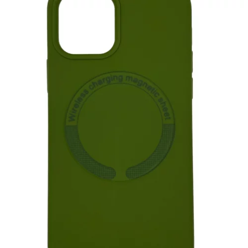 AG Silicone Case with MagSafe for iPhone 11 (Green)