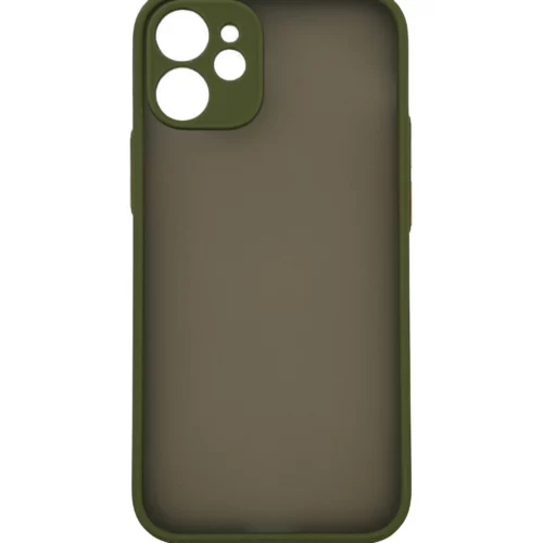 Matte Case with Camera Protector for iPhone 12 Mini (Green)