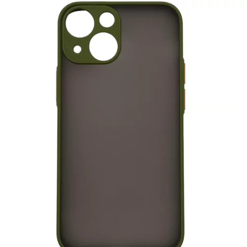 Matte Case with Camera Protector for iPhone 13 Mini (Green)