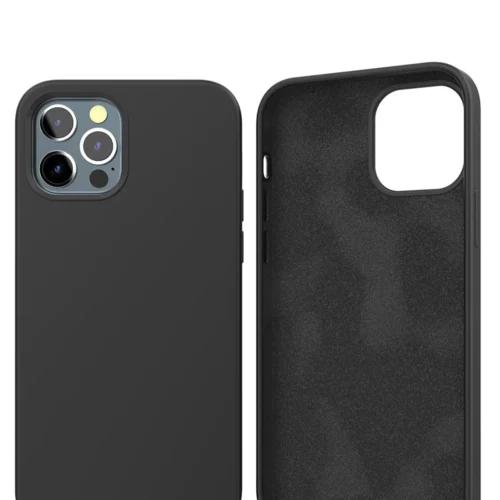 Blacktech Soft Feeling Silicone Case for iPhone 14 (Black)
