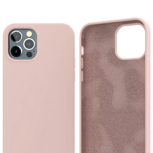 Blacktech Soft Feeling Silicone Case for iPhone 14 (Pink Sand)