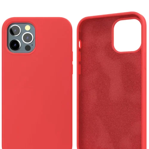 Blacktech Soft Feeling Silicone Case for iPhone 14 (Red)