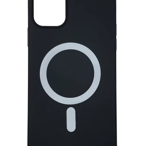 Liquid Silicone Case with MagSafe for iPhone 11 Pro Max (Black)