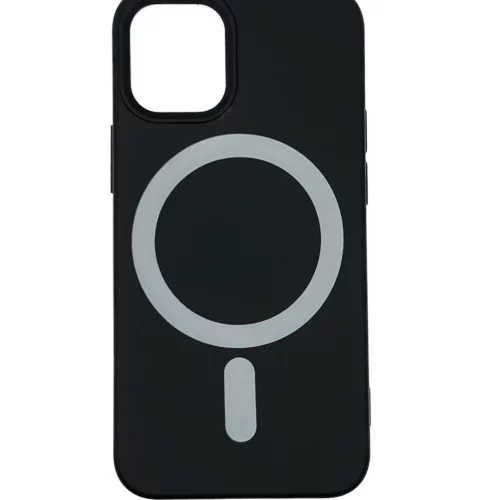 Liquid Silicone Case with MagSafe for iPhone 12/13 Mini (Black)