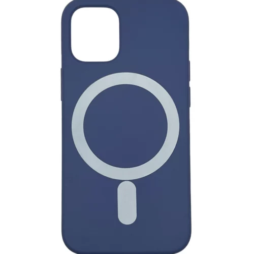 Liquid Silicone Case with MagSafe for iPhone 12/13 Mini (Navy)