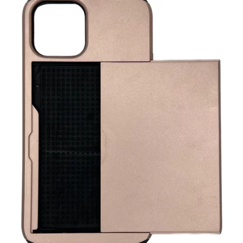 Slide Wallet Case for iPhone 12/13 Mini (Rose Gold)