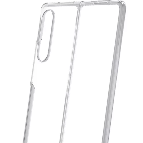 Blacktech Superlative Slim Folding Protective Case for Samsung Z Fold3 (Silver)