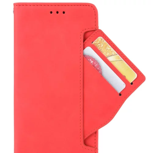 Blacktech Wallet Case for Samsung Galaxy Z Fold3 (Red)