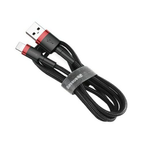 Baseus Cafule Lightning to USB-A Charging Cable – 3m (Black Red)