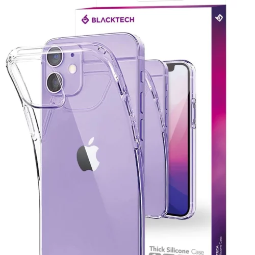Blacktech Soft Silicone Case for iPhone 11 (Clear)