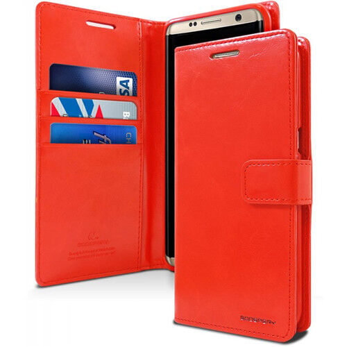 Goospery Bluemoon Wallet Case for Samsung Note 20 (Red)