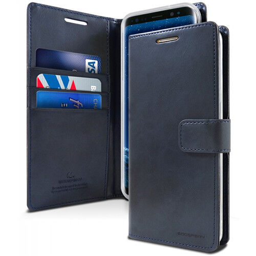 Goospery Bluemoon Wallet Case for Samsung Note 20 (Navy)