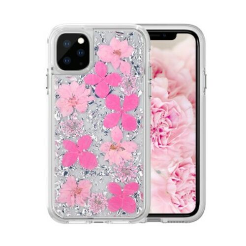 Dry Flower Hardshell Case for iPhone 11 (Pink)
