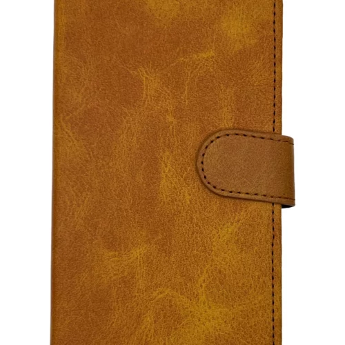 Leather Wallet Case for iPhone 11 Pro Max (Light Brown)