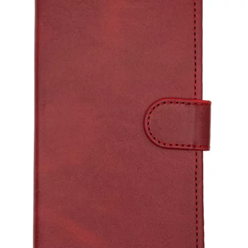 Leather Wallet Case for iPhone 11 Pro Max (Red)