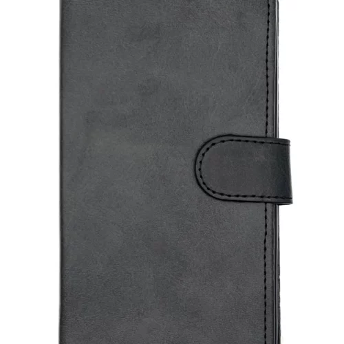 Leather Wallet Case for iPhone 12 Pro Max (Black)