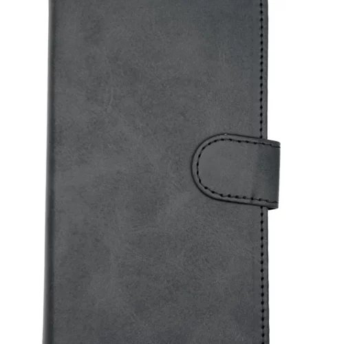 Leather Wallet Case for Samsung S21 (Black)