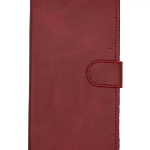 Leather Wallet Case for Samsung S21 Plus (Red)