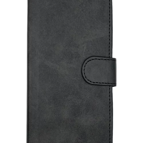 Leather Wallet Case for Samsung S22 Plus (Black)