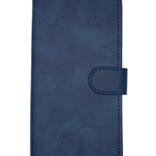 Leather Wallet Case for Samsung S22 Ultra (Blue)