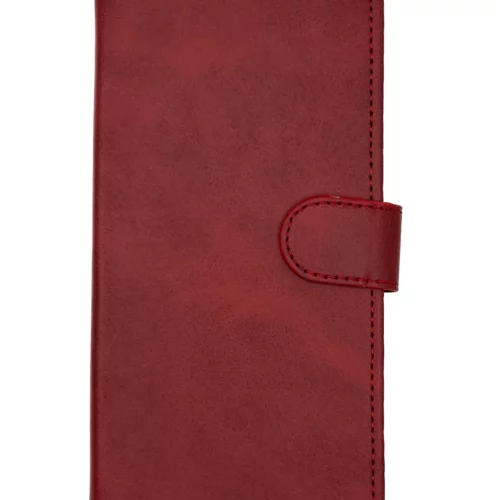 Leather Wallet Case for Samsung S22 Ultra (Red)