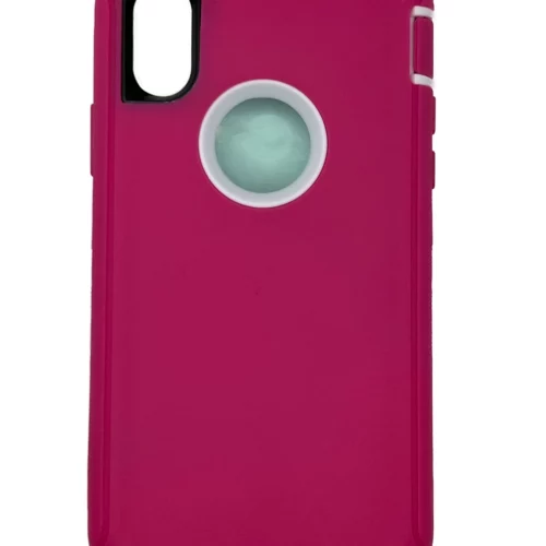 Defender Case for iPhone X/XS (Pink)