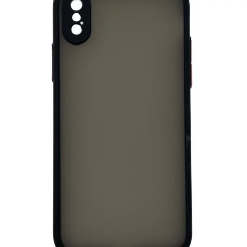 Matte Case with Camera Protector for iPhone X/XS (Black)