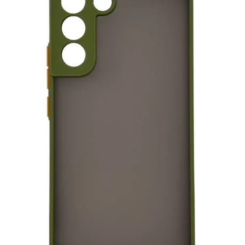 Matte Case with Camera Protector for Samsung S22 Plus (Green)