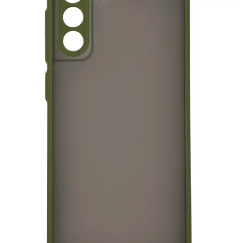 Matte Case with Camera Protector for Samsung S21 Plus (Green)