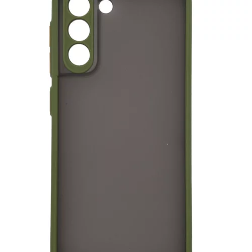 Matte Case with Camera Protector for Samsung S21 (Green)