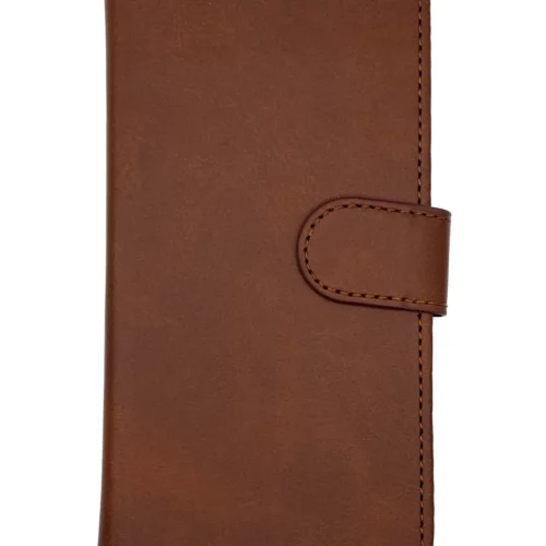Leather Wallet Case for iPhone X/XS (Brown)