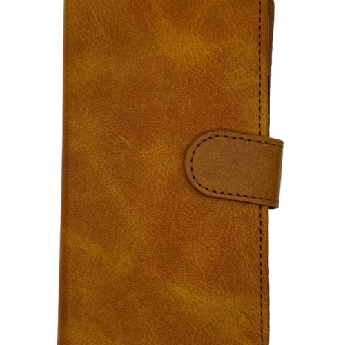 Leather Wallet Case for iPhone X/XS (Light Brown)