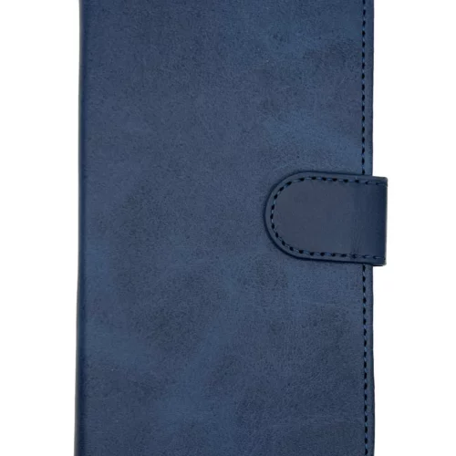 Leather Wallet Case for iPhone XR (Blue)