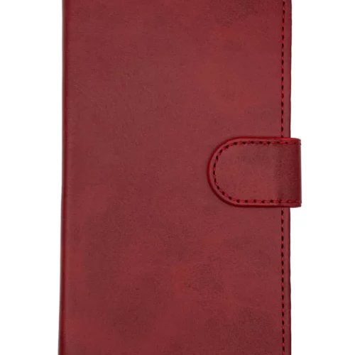 Leather Wallet Case for iPhone XR (Red)