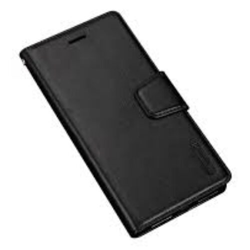 Hanman Leather Wallet Case for Google Pixel 6 (Black)